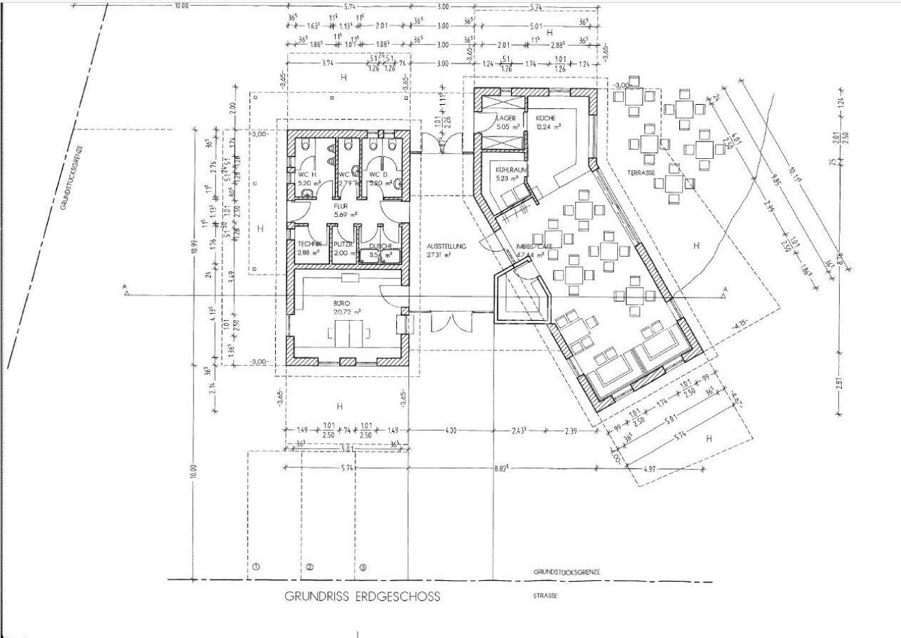Grundriss Restaurant